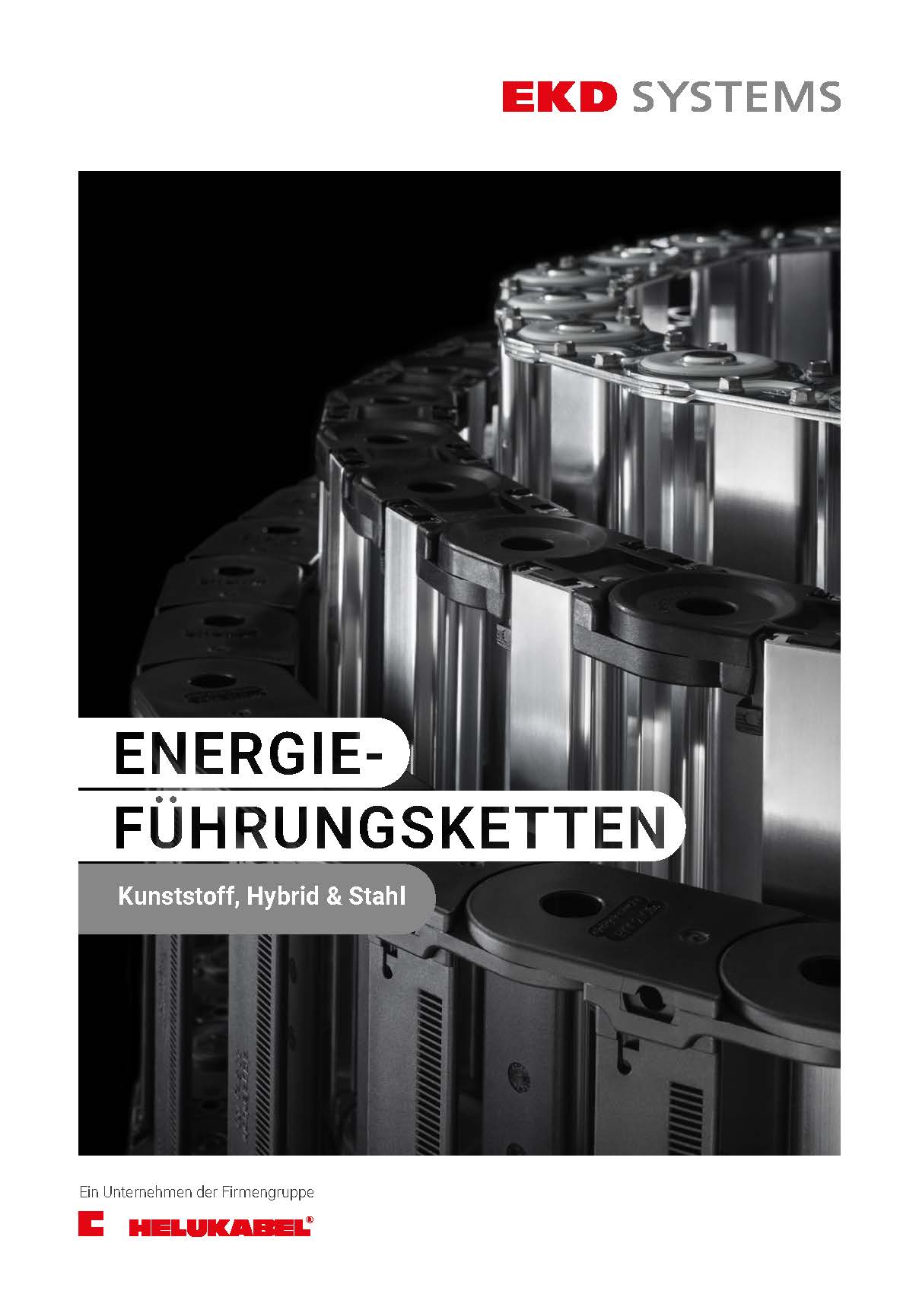 Energieführungsketten - Kunststoff, Hybrid & Stahl